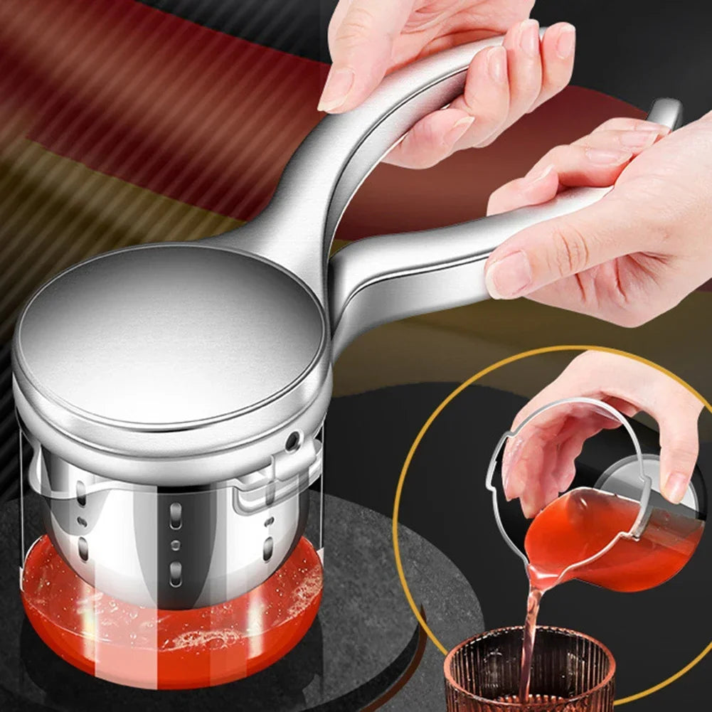 JuiceEase™ Stainless Steel Hand Press Juicer