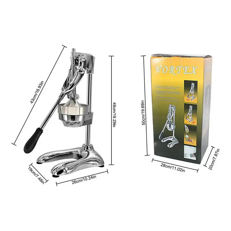 JuiceEase™ Heavy-Duty Manual Citrus & Pomegranate Press