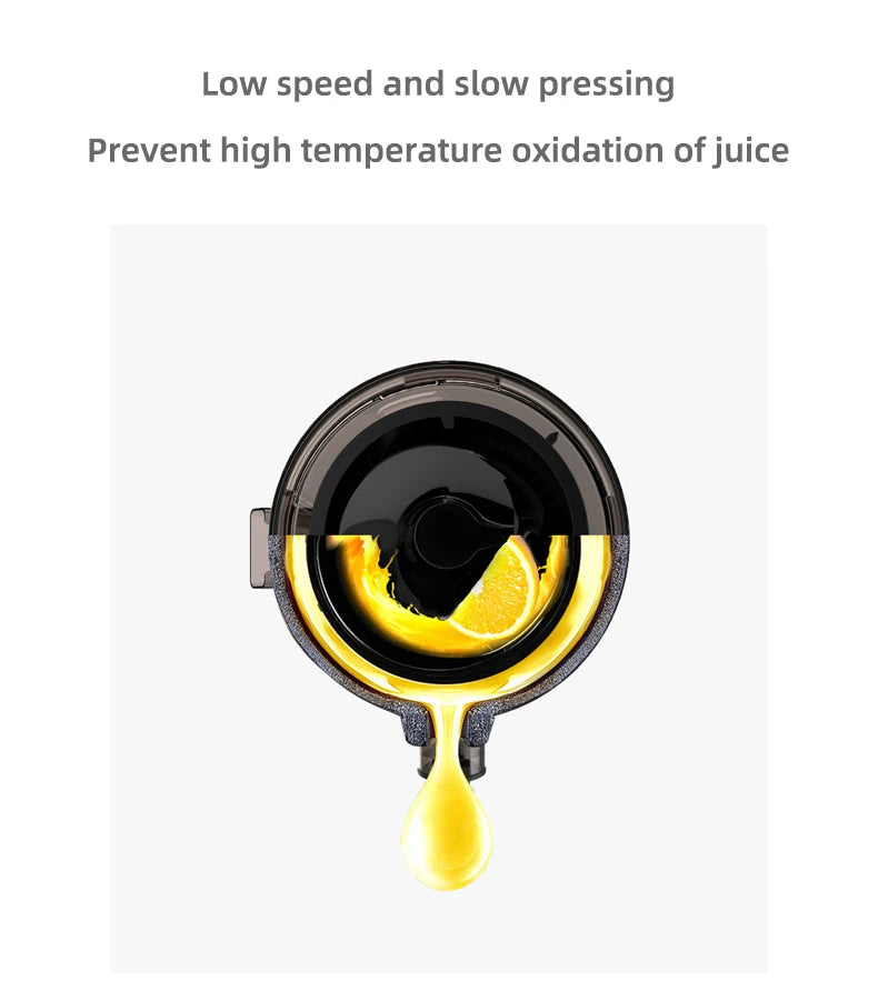 JuiceEase™ Mini Cold Press Slow Juicer C1B